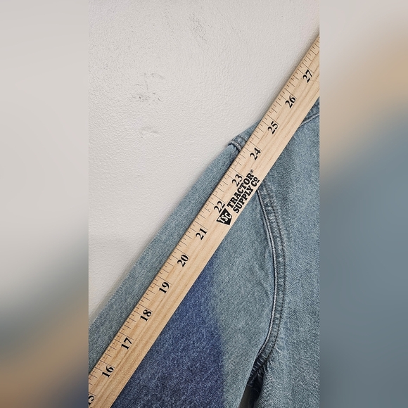 LEE Women's Legendary Long Sleeve Light Wash Denim Dress Size Medium - Picture 9 of 10